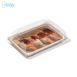 Hi Tray Hi-59 PET Plastic Sushi Tray 