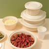 Hitray 750ml Round Biodegradable Corn Starch Lunch Container 