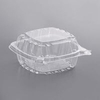 Hi Tray HS-950A 8.3 X 6.0 Inches Disposable Rectangle Clear PET Tray With Lids