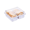 Hi tray 5.12*5.12 Inches Disposable Plastic Cake Box Clear Bakery Container