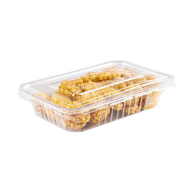 Hi Tray Clear Hinged Small Rectangular Bakery Container