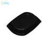 Hitray Hi28 17 oz. Rectangular Black CPET Tray 