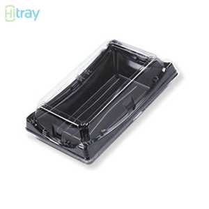 Hi Tray Hi-52 PET Plastic Sushi Tray 