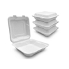 Hitray 600ML Connected Lunch Box Bagasse Food Container