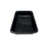 Hitray Hi56 50Oz.Rectangle Black CPET Tray