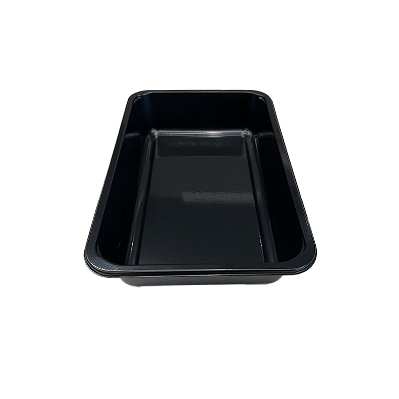 Hitray Hi56 50Oz.Rectangle Black CPET Tray
