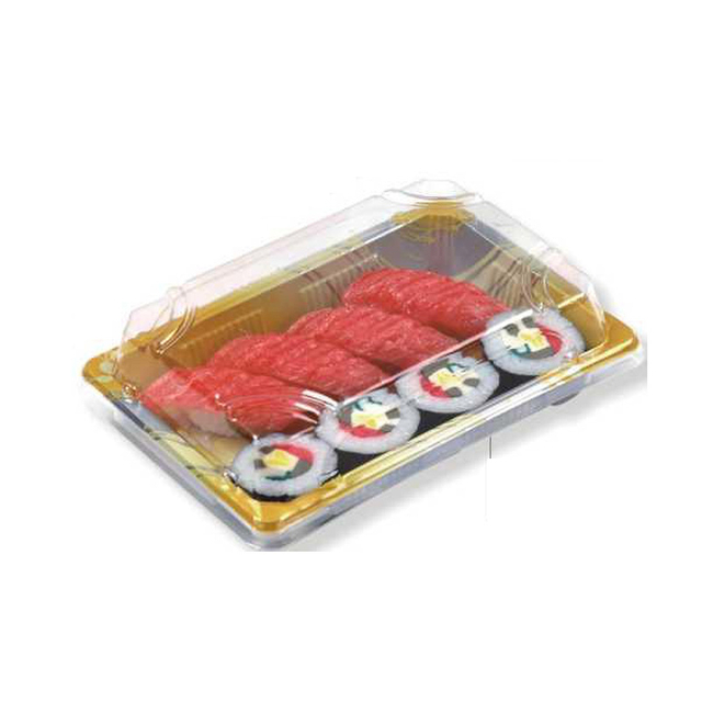 Hi Tray Hi-01 PET Plastic Sushi Tray 