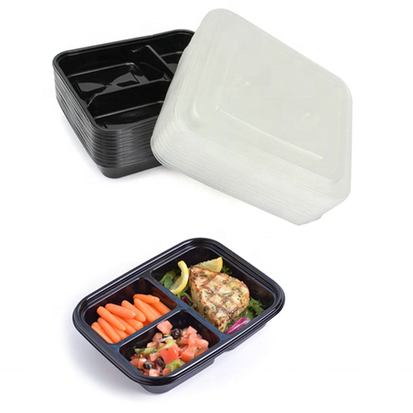 Hi-tray 300/500ml Disposable Pp Plastic Lunch Boxes