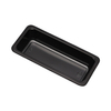 Hitray 030 10 oz. Rectangular Black CPET Tray 