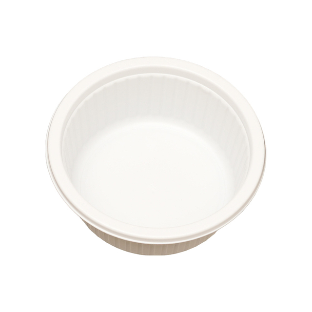 Hitray 028 5 oz. Round Black CPET Tray 