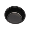 Hitray 028 5 oz. Round Black CPET Tray 