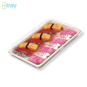Hi Tray Hi-62 PET Plastic Sushi Tray 