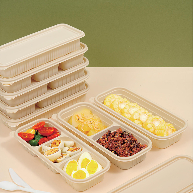 Hitray 350ML One Compartment CornStarch Food Container 