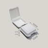 Hitray Biodegradable Connected Lunch Box Cornstarch Food Container