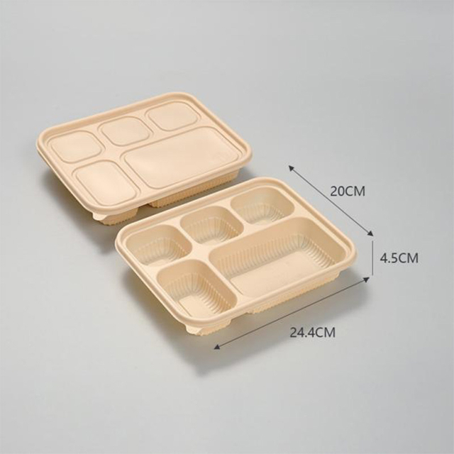 Hitray Eco-Friendly Sustainable Cornstarch Clamshell Container
