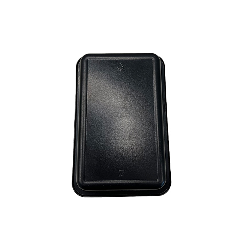 Hitray Hi56 50Oz.Rectangle Black CPET Tray