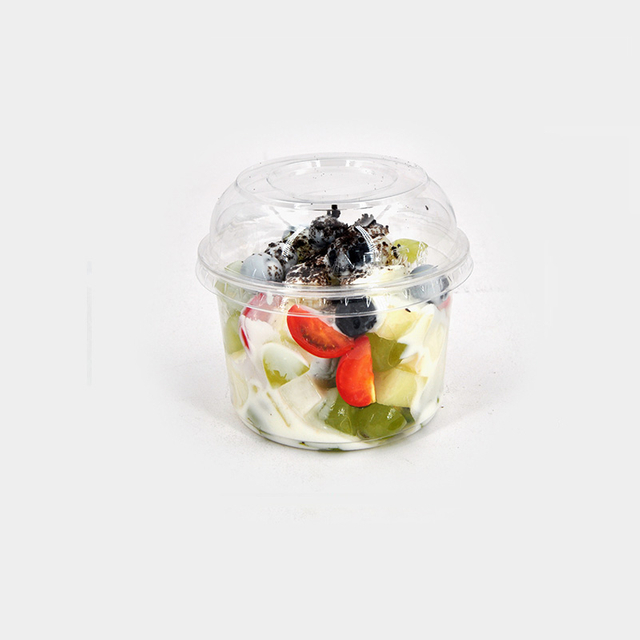 Hi Tray PET Trays - Plastic Disposable Food Trays PET / PE - TRAYS Clear Salad Container Hi-1