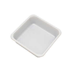 Hitray hi30 37 oz. Rectangular Black CPET Tray