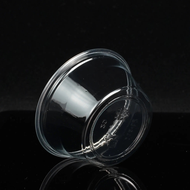 Hi-Thar សម្អាតថ្លាតម្លាភាព 1oz 2oz 3oz 3oz ដកហូតប្រអប់ទឹកជ្រលក់ប្លាស្ទិចភីចភីភី