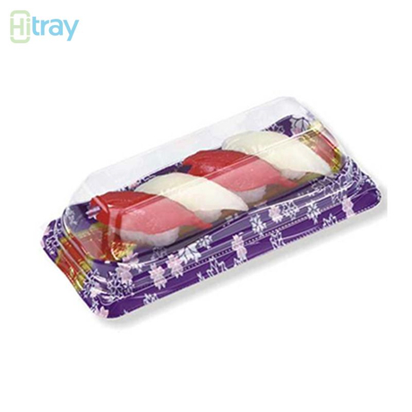 Hi Tray Hi-61 PET Plastic Sushi Tray 