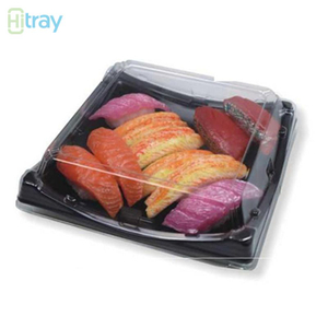 Hi Tray Hi-53 PET Plastic Sushi Tray 