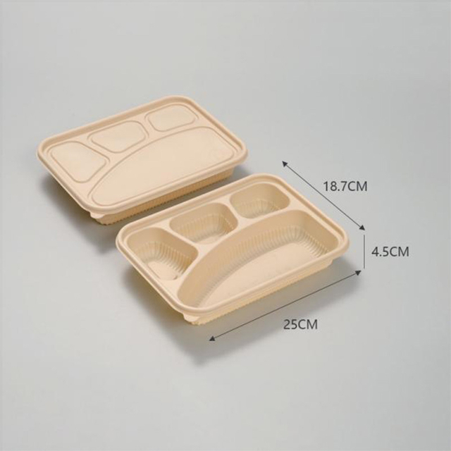 Hitray Eco-Friendly Sustainable Cornstarch Clamshell Container