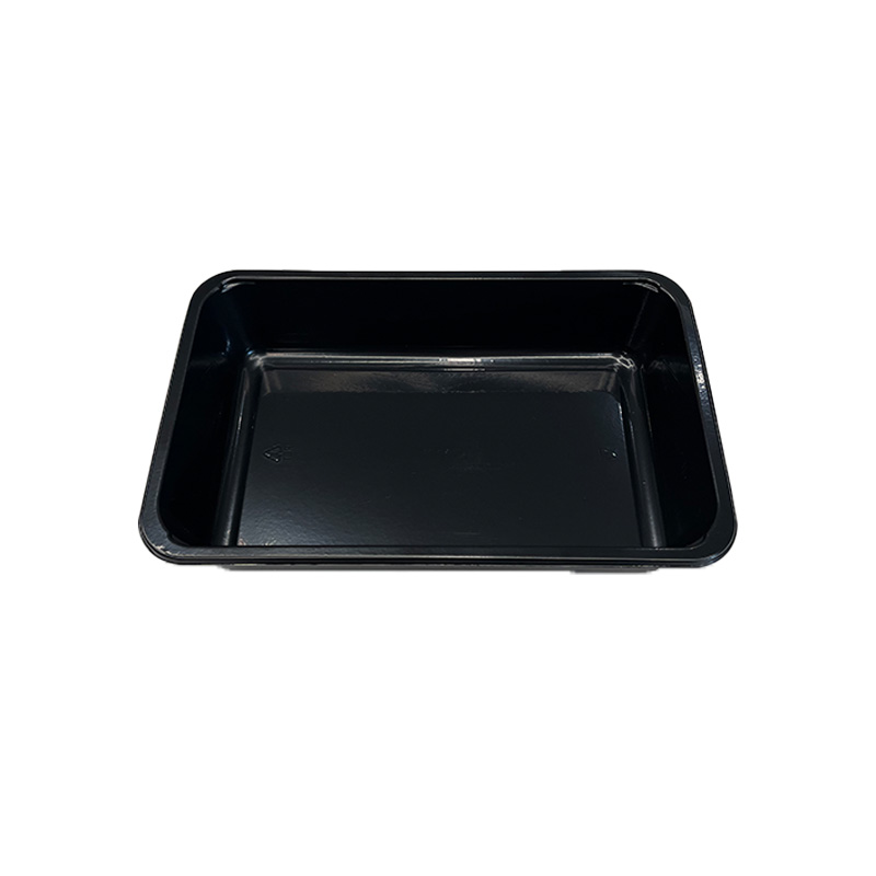 Hitray Hi56 50Oz.Rectangle Black CPET Tray