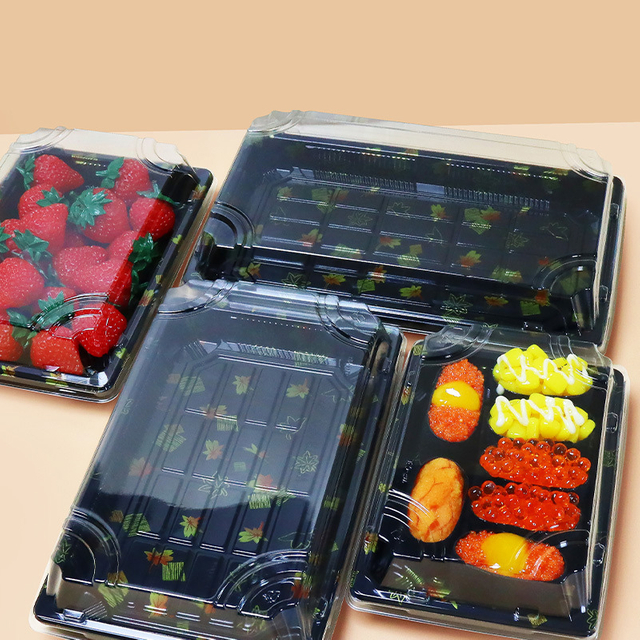 Hi Tray Hi-03 PET Plastic Sushi Tray 