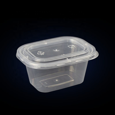 Hi-tray Transparent PP Plastic Rectangular Sauce Box