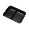 Hitray hi40 24 oz. Rectangular Black CPET Tray