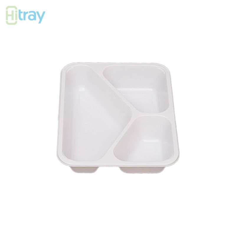 hitray 040 25oz.Rectangle ဖြူ CPET tray