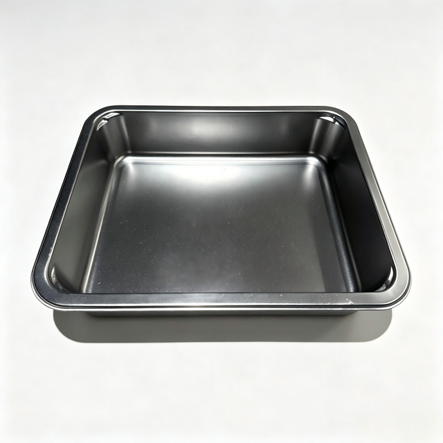 Hitray 116 73 oz. Rectangular Silver CPET Tray