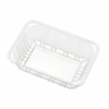 Hitray 7.1x5.1x1.8 inch Clear PET Food Tray, Sealable Plastic PET Trays